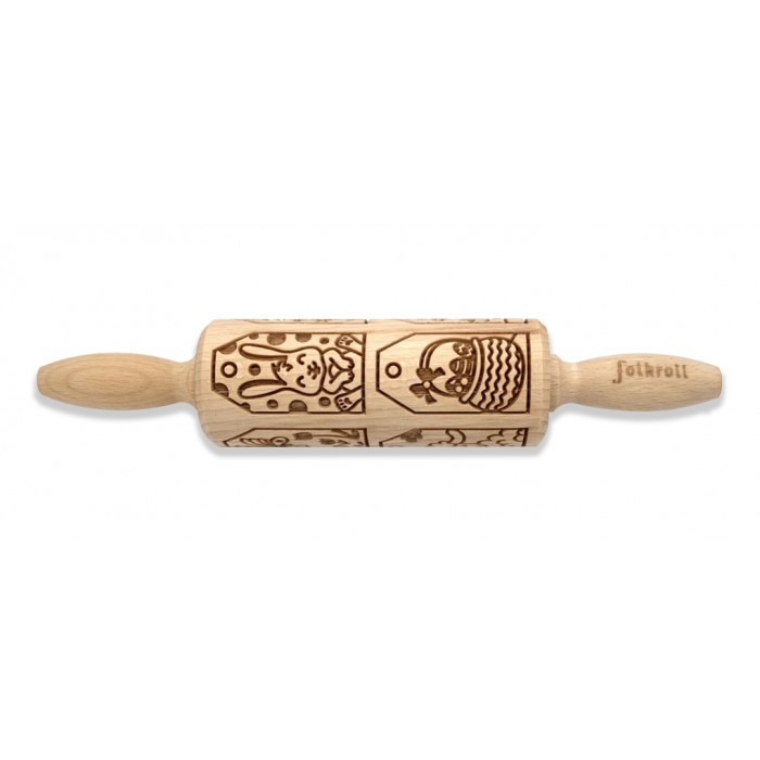 Mattarello junior legno decoro tag pasquale – La Mandorla – Tutto per la per  pasticceria